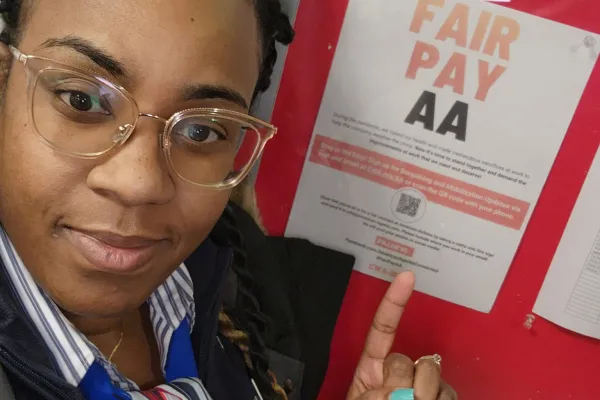 Fair Pay AA selfie