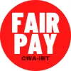 Fair Pay for CWA-IBT members button